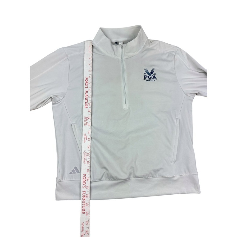 Adidas PGA Valhalla 2024 Quarter Zip Pullover Gray Mock Neck Women's Small - Picture 5 of 8